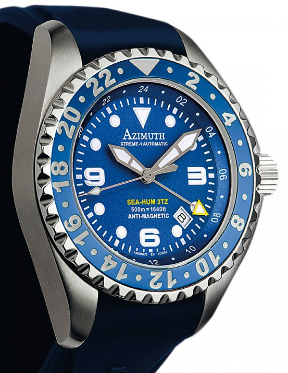 Zegarek firmy Azimuth, model Xtreme-1 Sea-Hum GMT