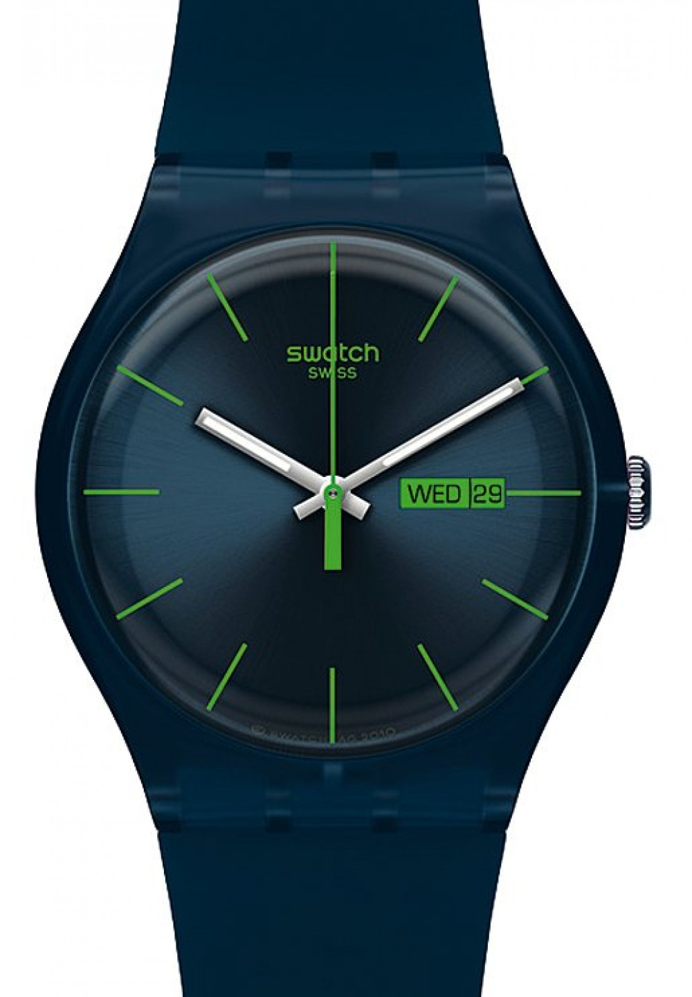 Zegarek firmy Swatch, model Blue Rebel