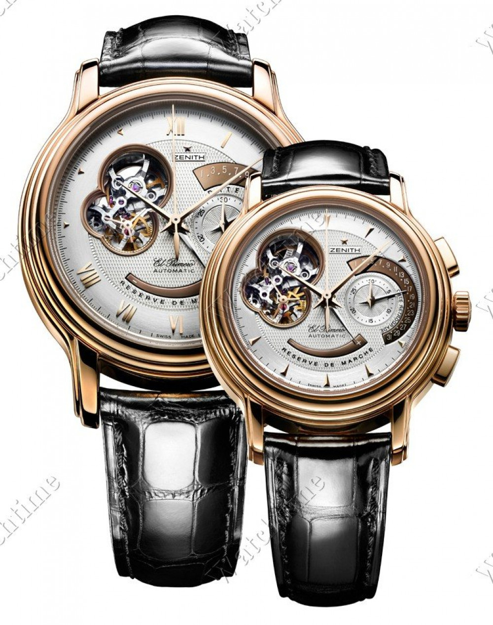 Zenith model ChronoMaster Open El Primero Retrograde XXT z kolekcji ChronoMaster , nr ref. 18.1260.4023/01.C505 , koperta różowe złoto