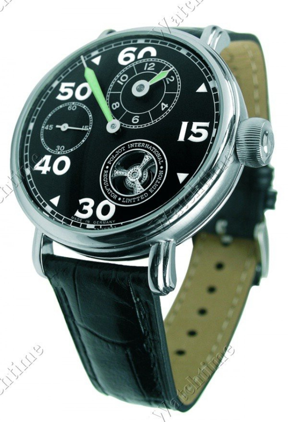 Zegarek firmy Poljot International, model Regulator mit offenem Federhaus