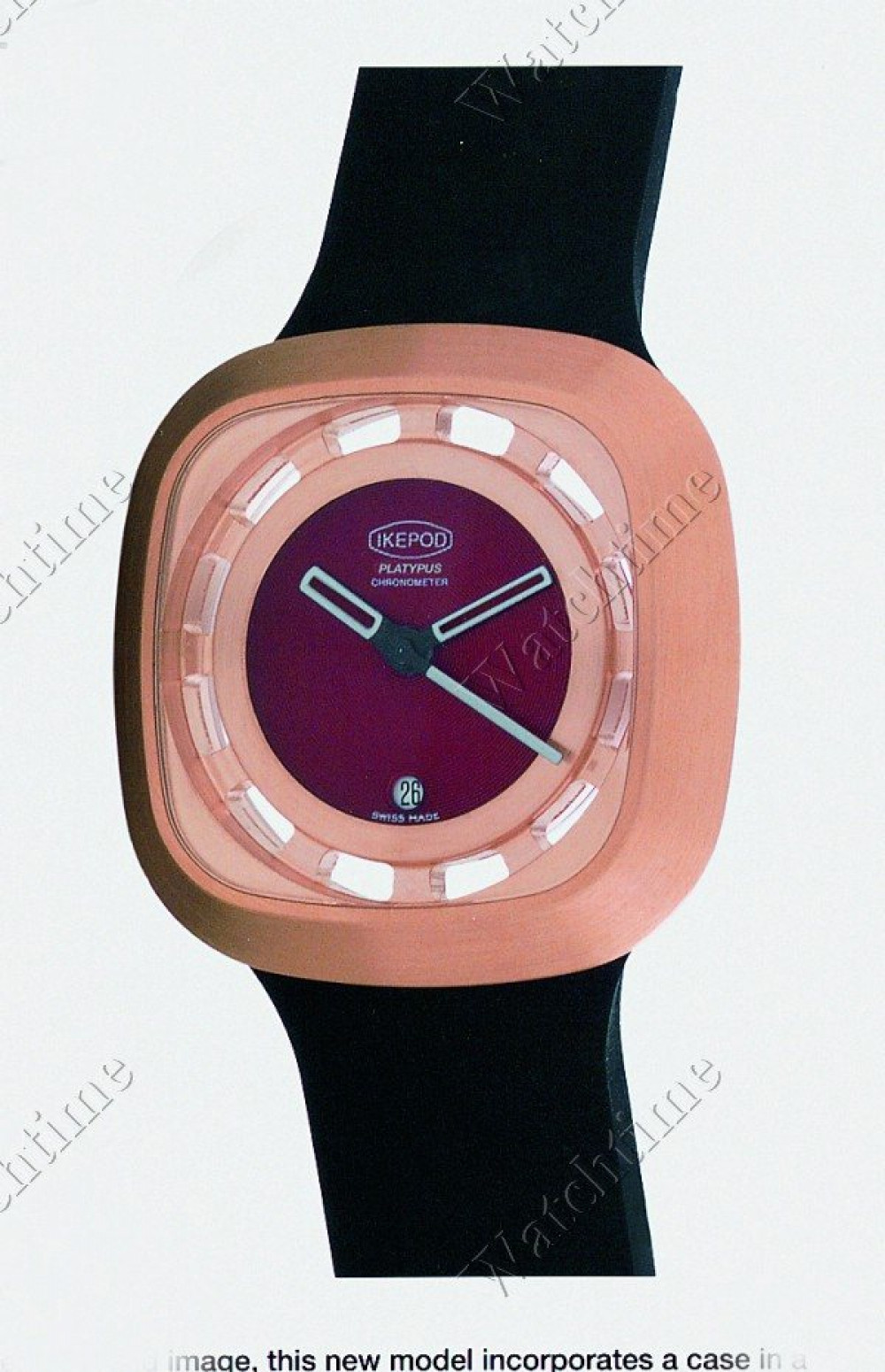 Zegarek firmy Ikepod, model Platypus