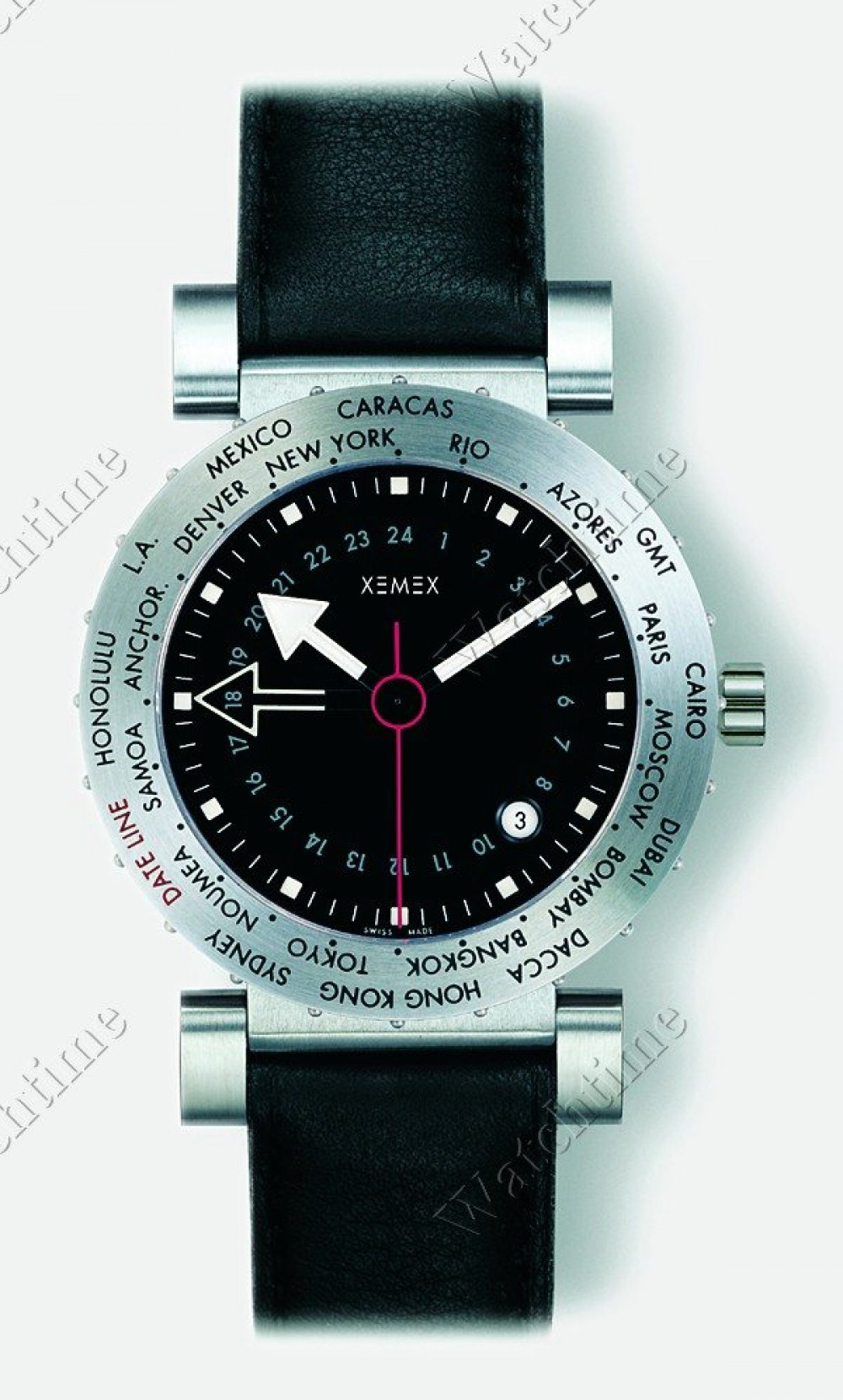 Zegarek firmy Xemex Swiss Watch, model Offroad Worldtimer