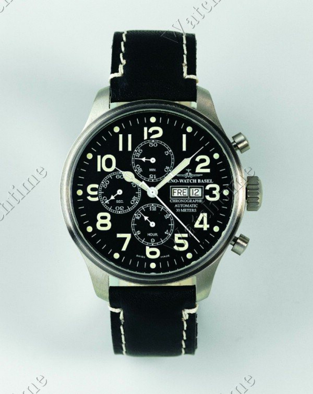 Zegarek firmy Zeno, model Pilot Oversized Chrono