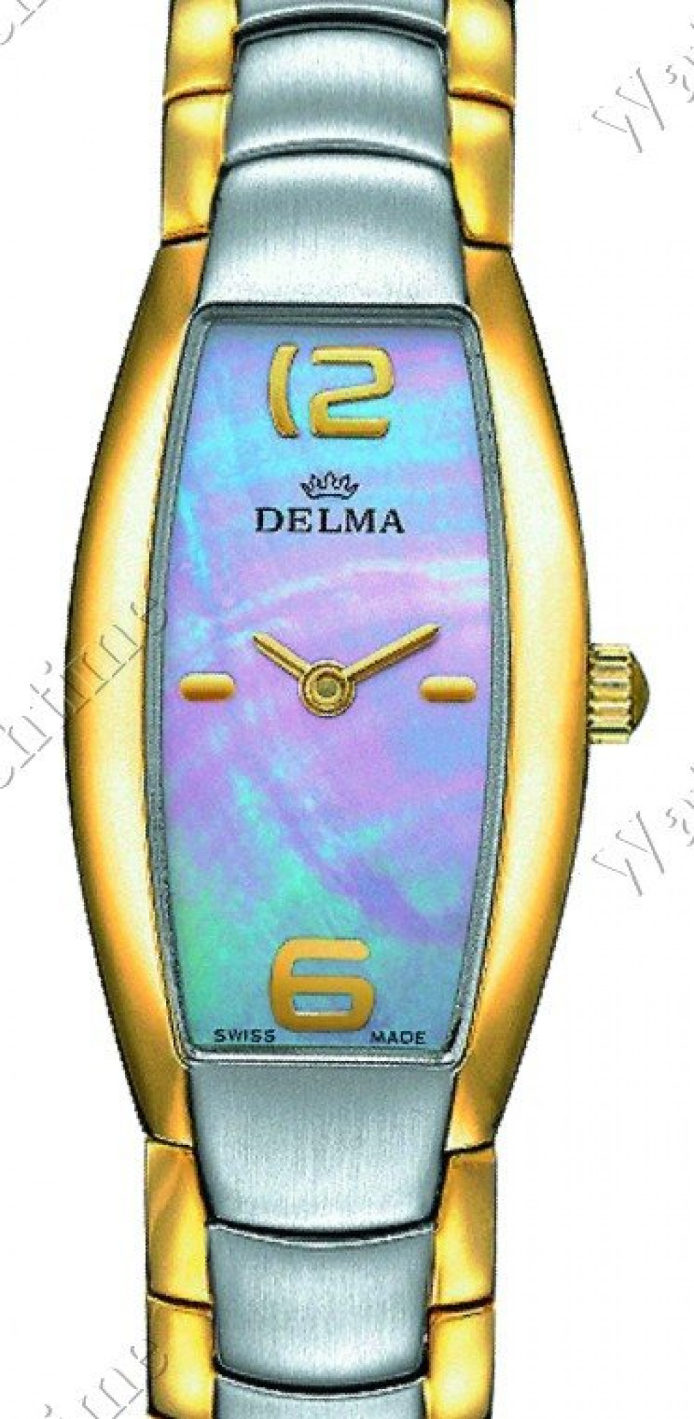 Zegarek firmy Delma, model Torino Baguette