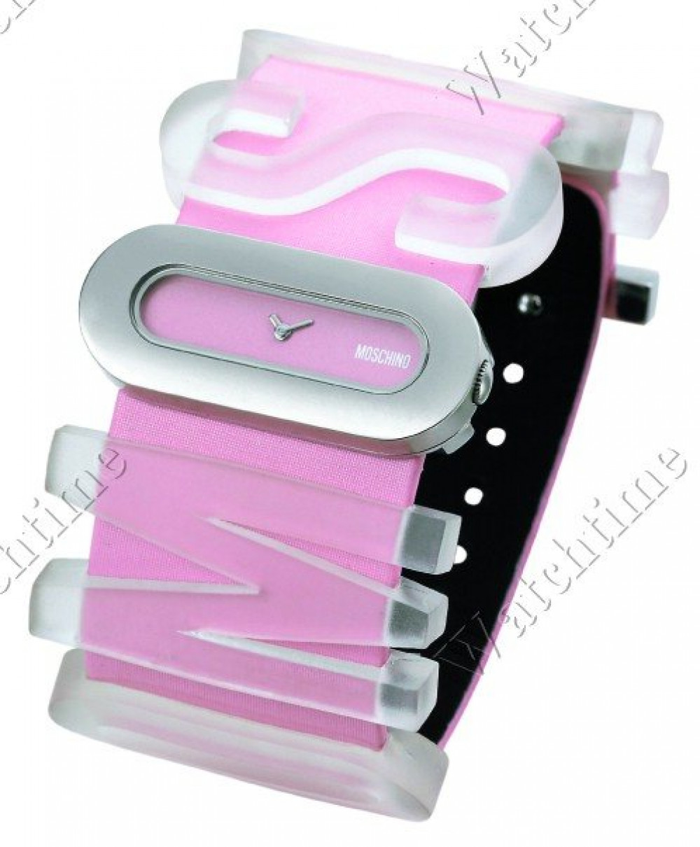 Zegarek firmy Moschino Hours & Minutes, model I Love Moschino Plastic