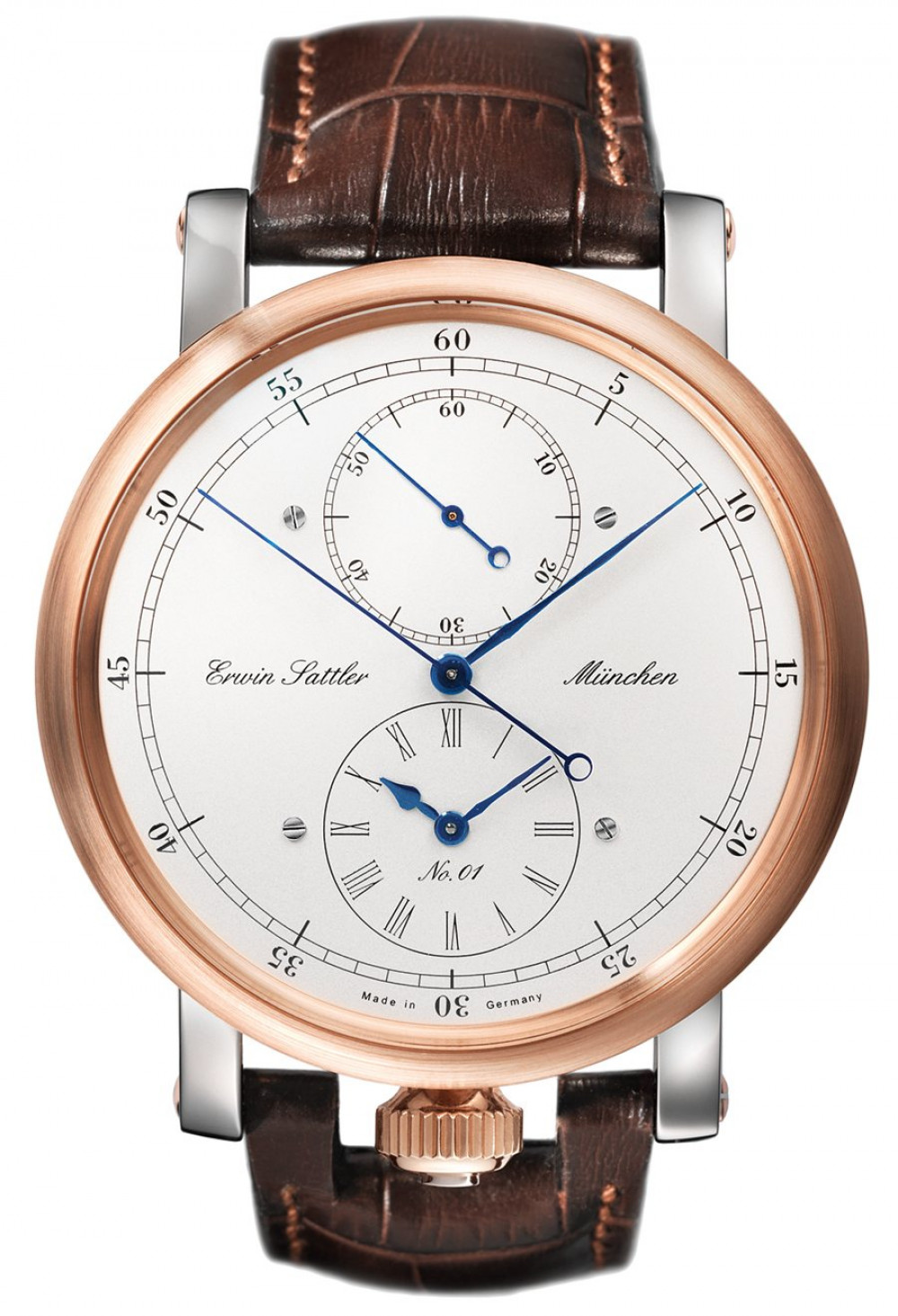 Zegarek firmy Erwin Sattler, model Chronograph Classica Secunda