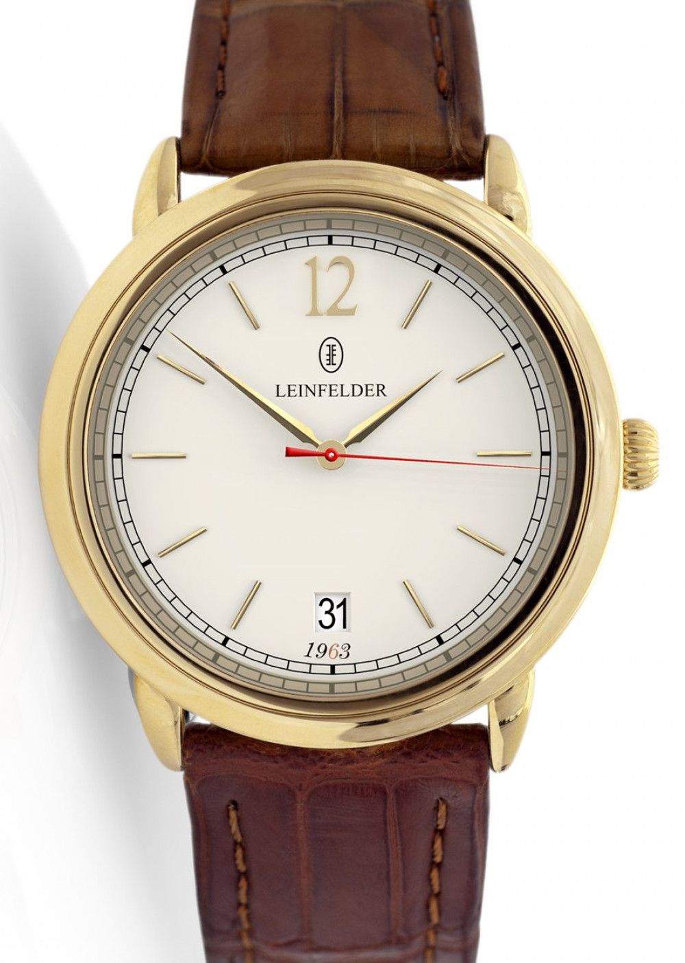 Zegarek firmy Leinfelder Uhren München, model Jubiläumsmodell