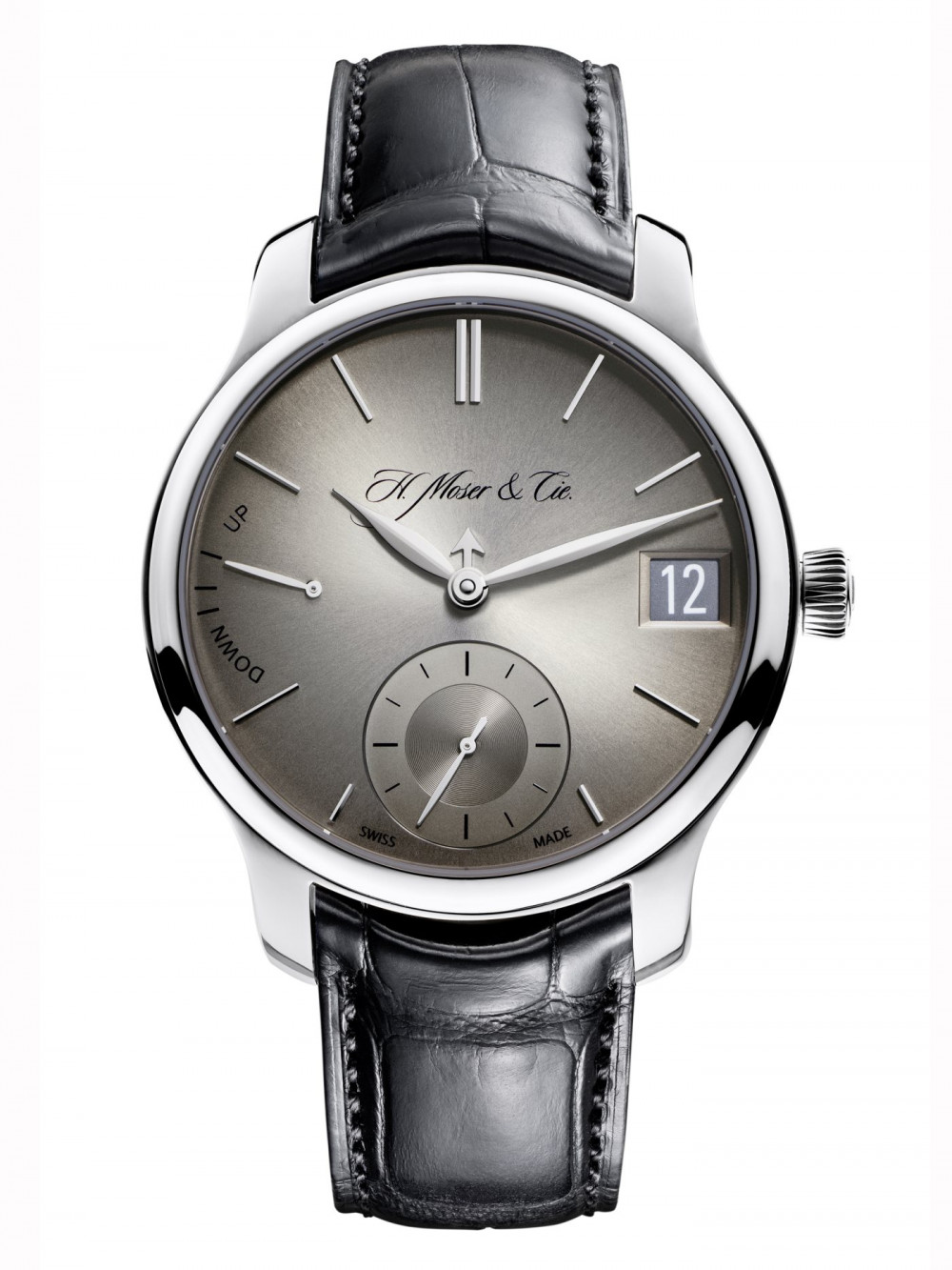 Zegarek firmy H. Moser & Cie, model Endeavour Perpetual Calendar Weissgold Fumé