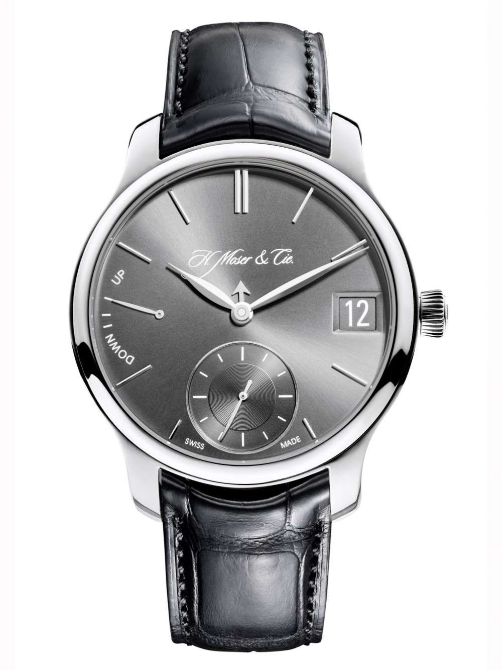 Zegarek firmy H. Moser & Cie, model Endeavour Perpetual Calendar Platin Ardoise