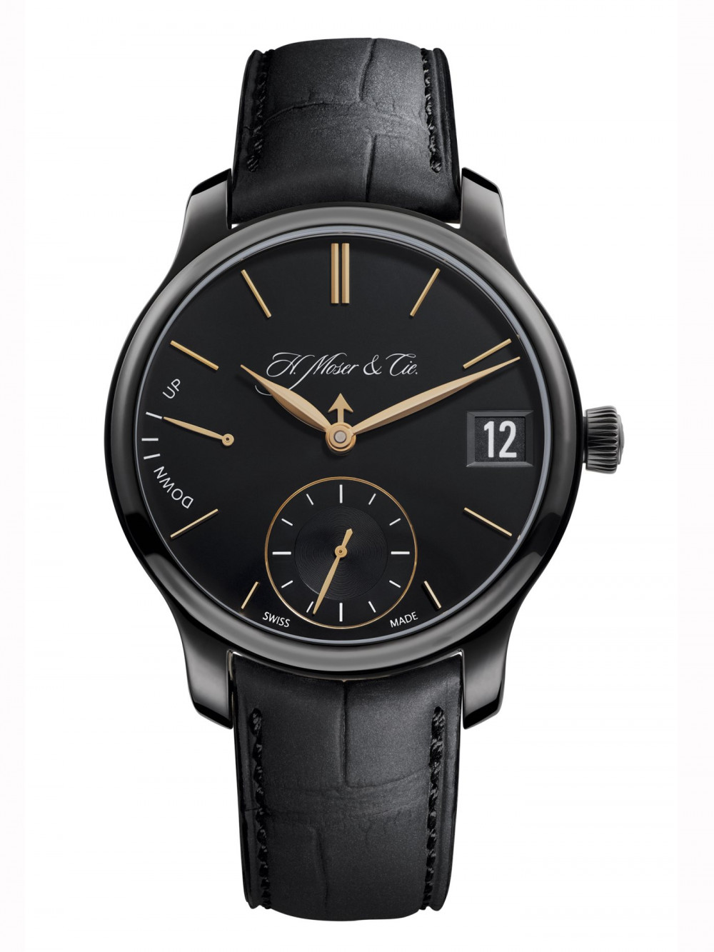 Zegarek firmy H. Moser & Cie, model Endeavour Perpetual Calendar Titan Schwarz
