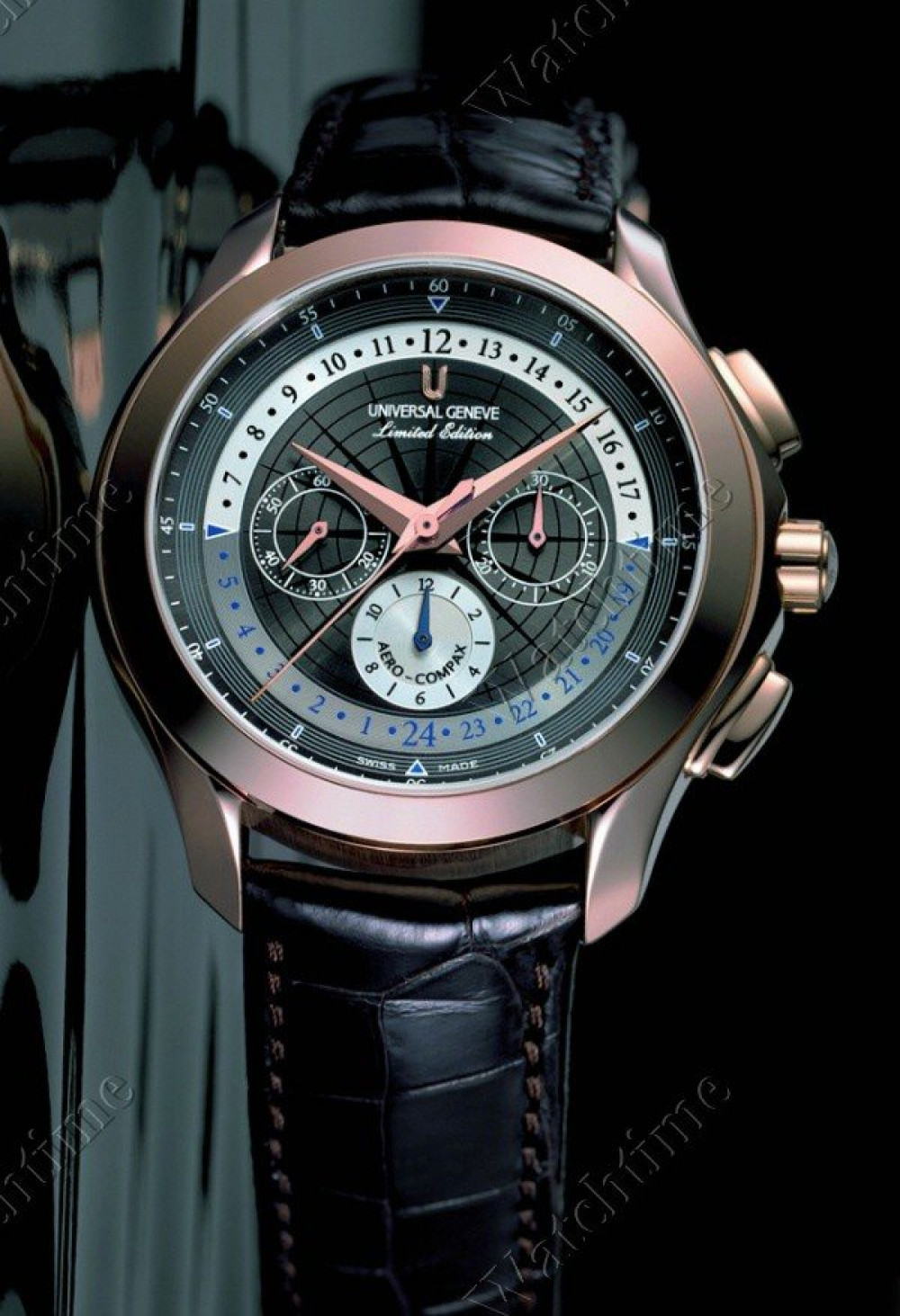 Zegarek firmy Universal Genève, model Okeanos Aero Compax