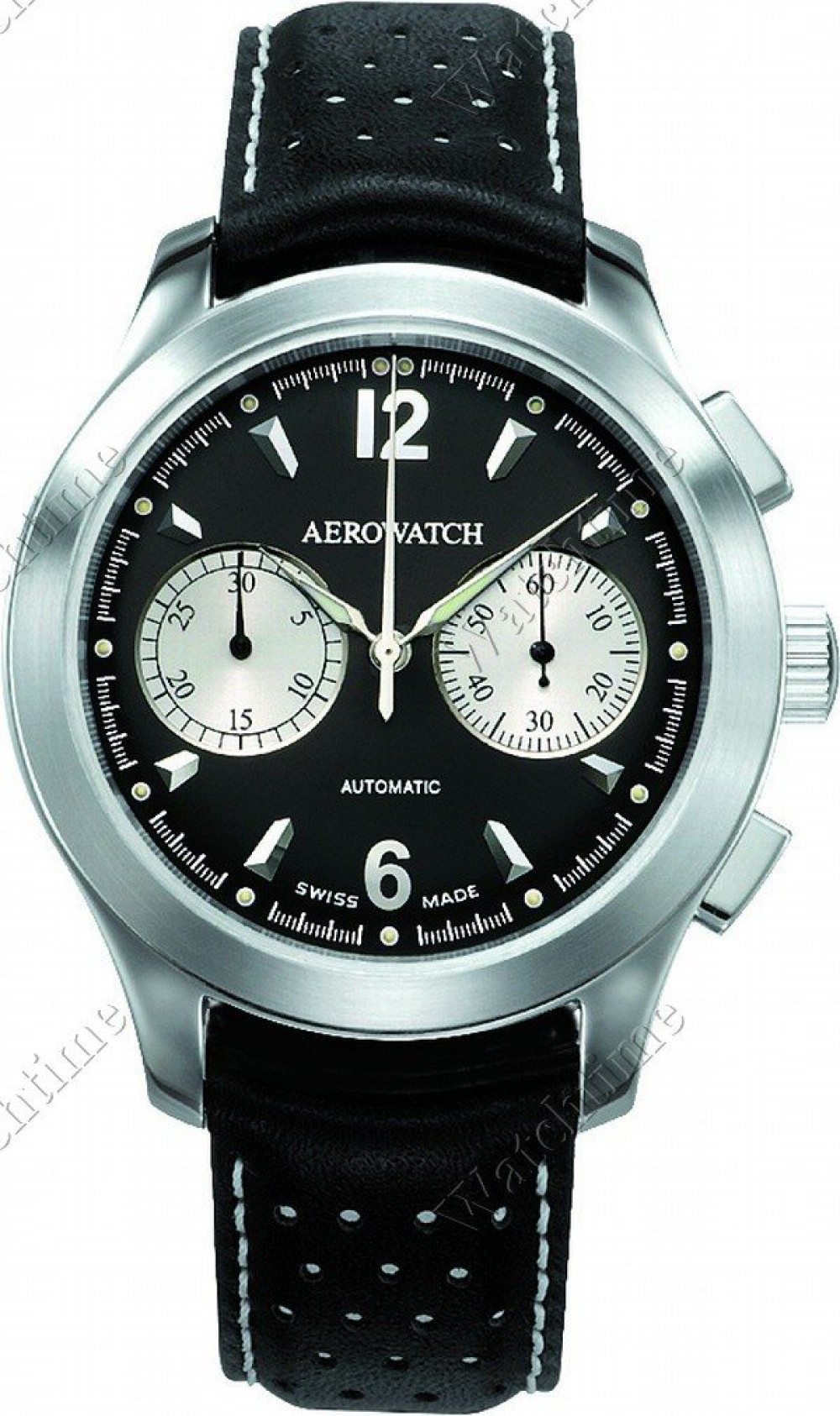 Aerowatch model Chronograph Aeroplan z kolekcji Gents Watches , nr ref. 63907 AA01 , koperta stal nierdzewna