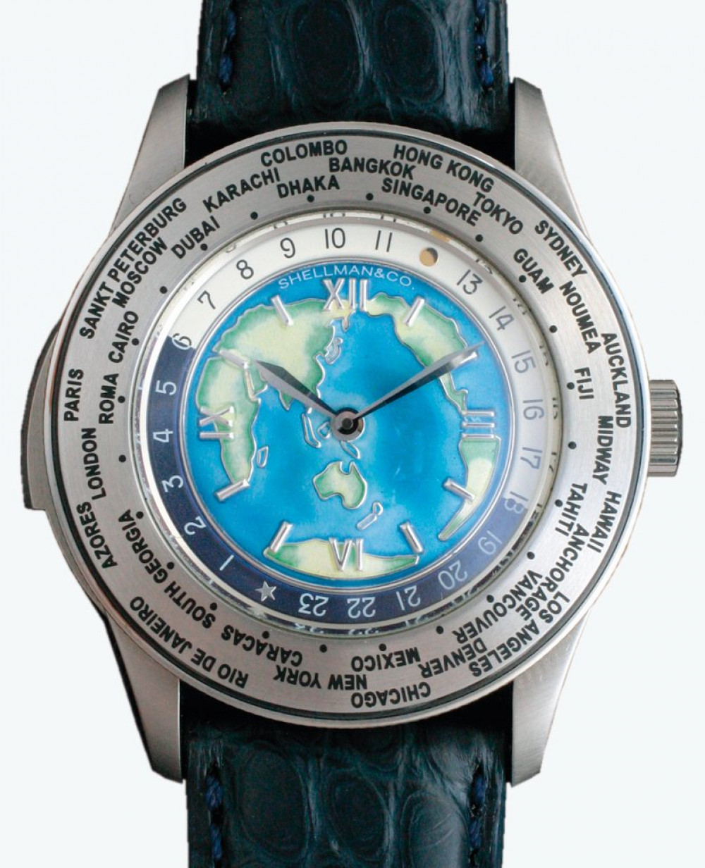 Zegarek firmy Shellman & Co., model Weltzeituhr