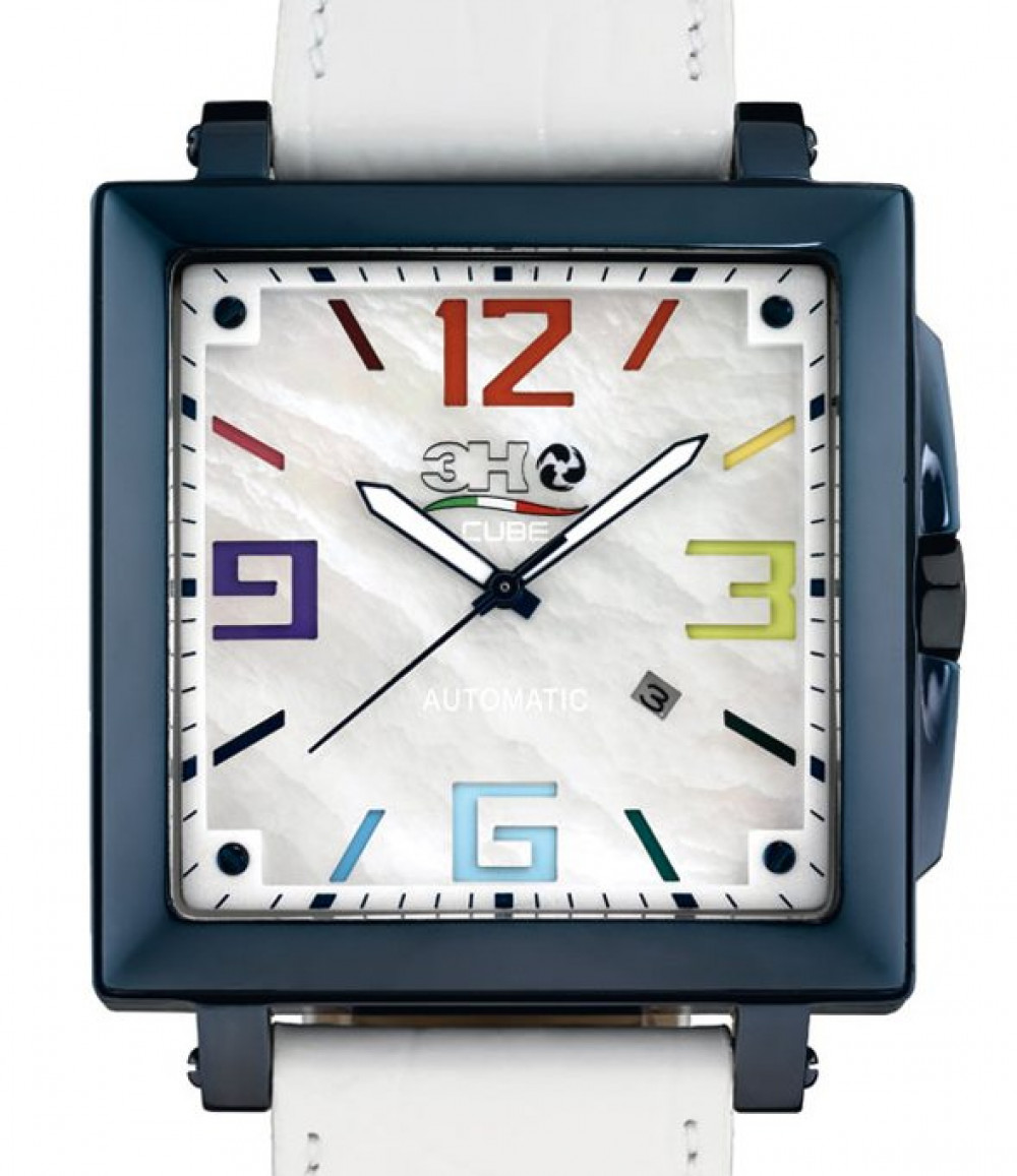 Zegarek firmy 3H Italia, model Cube Automatik