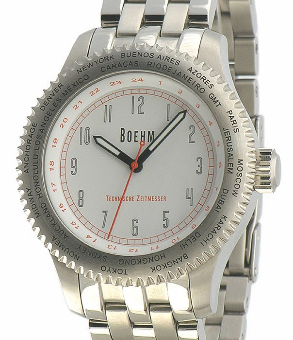 Zegarek firmy Boehm, model World-Timer