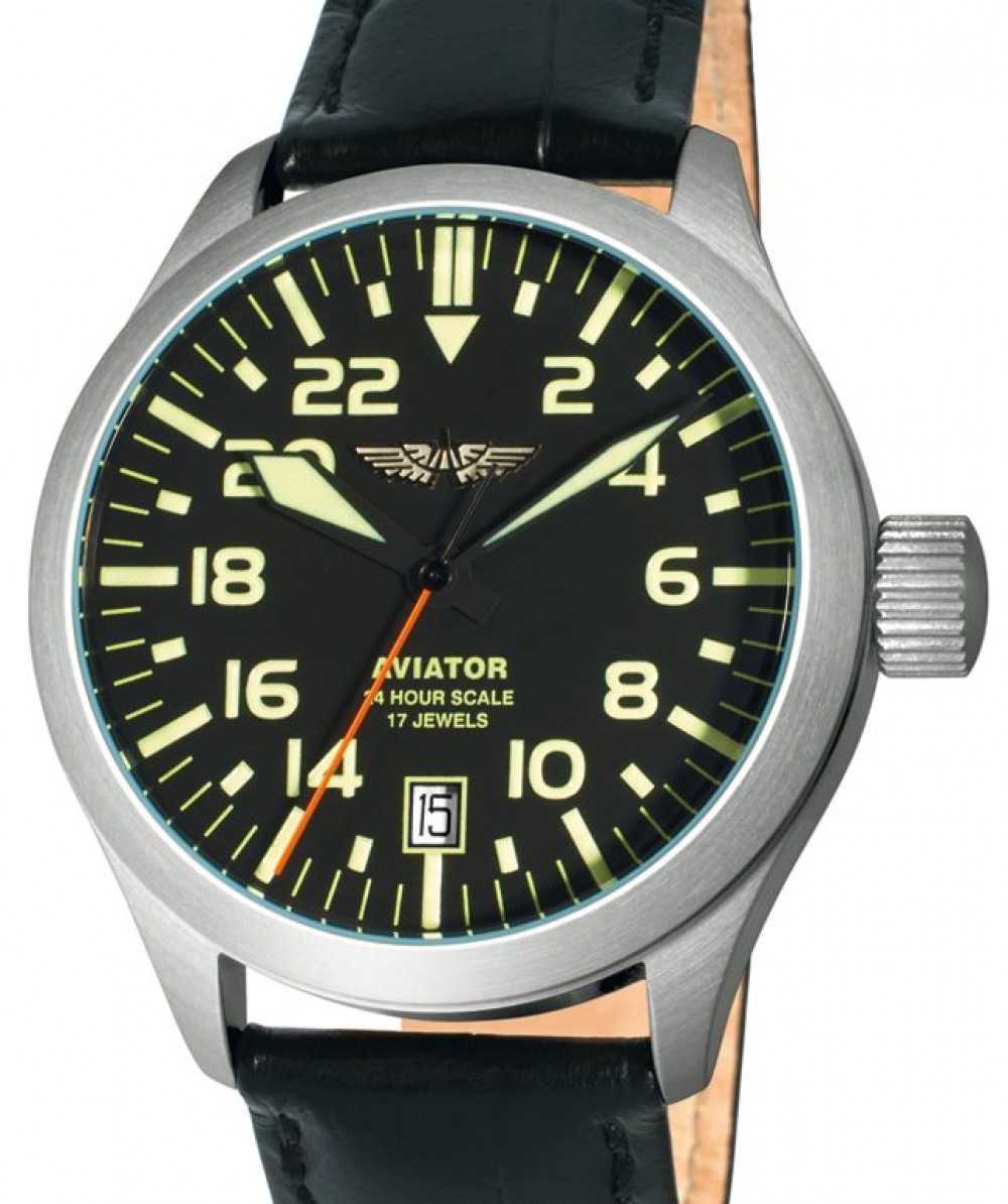 Zegarek firmy Aviator (Volmax/RU/Swiss), model Mechanisch 24 Stunden