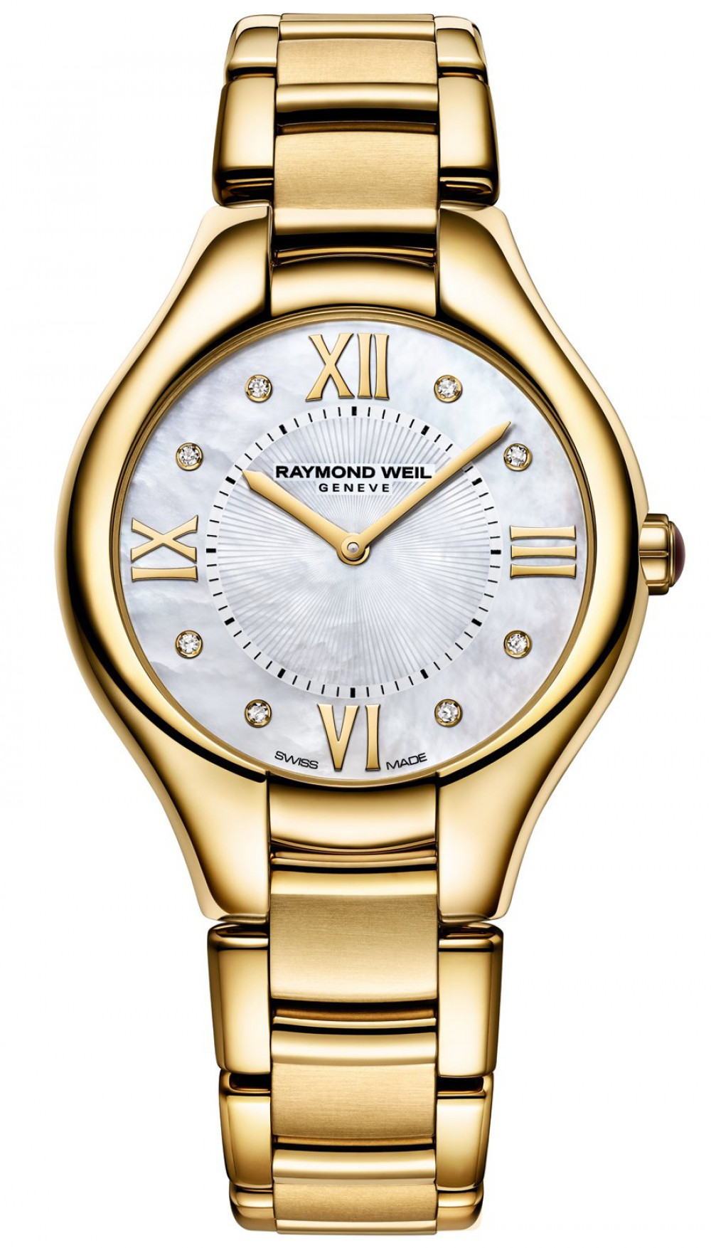 Raymond Weil model Noemia z kolekcji Noemia , nr ref. 5136-P-00995 , koperta pozłacana stal nierdzewna