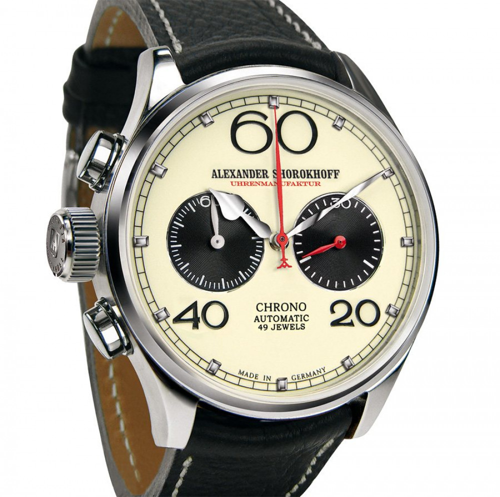 Zegarek firmy Alexander Shorokhoff, model Linkshänder-Uhr