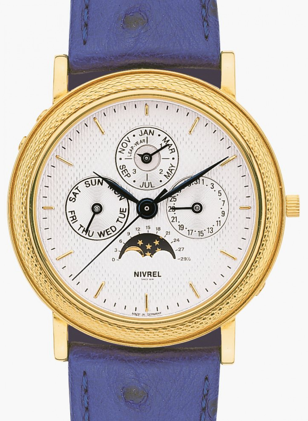 Zegarek firmy Nivrel, model Ewiger Kalender mit Mondphase