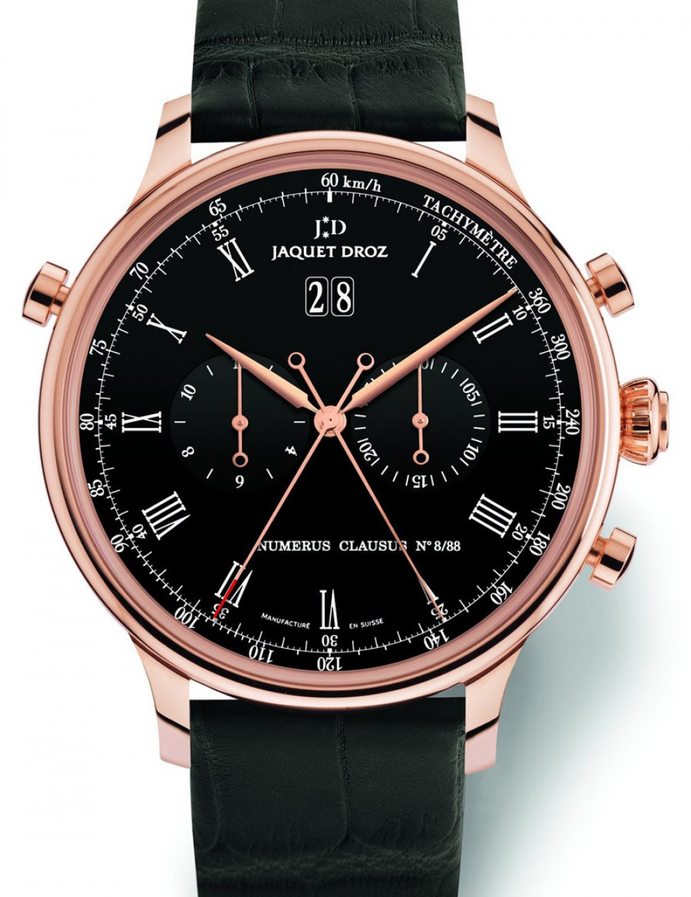 Jaquet Droz model La Rattrapante z kolekcji Complication La Chaux-de-Fonds , nr ref. J024533202 , koperta różowe złoto