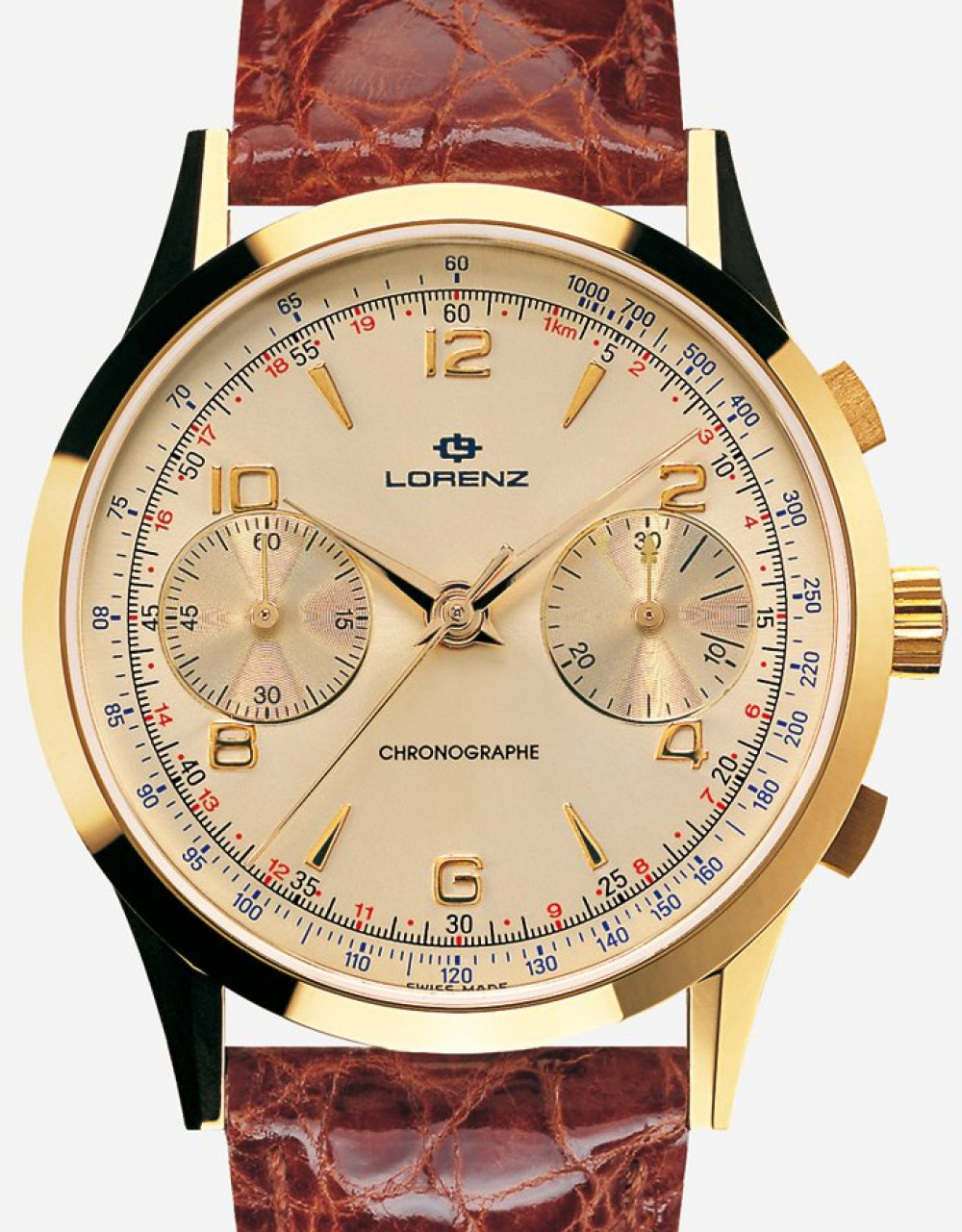 Zegarek firmy Lorenz, model Gold-Chronograph
