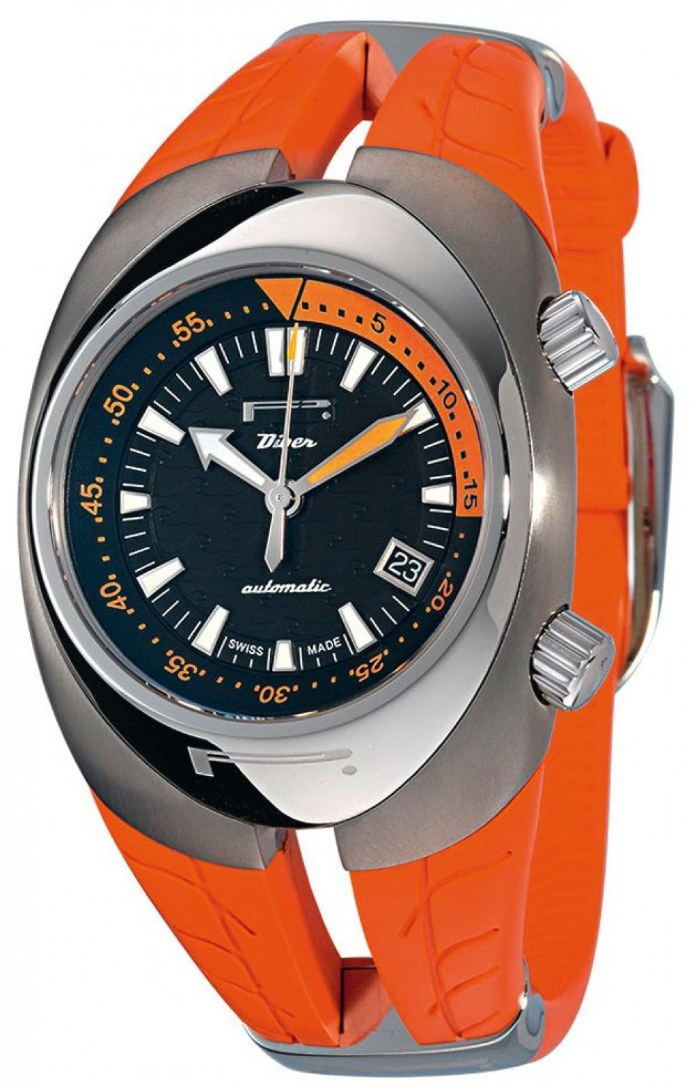 Zegarek firmy Pirelli Pzero Tempo, model Diver Orange