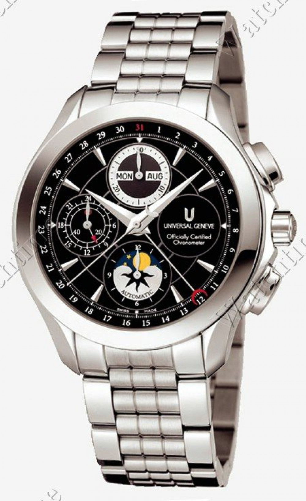 Zegarek firmy Universal Genève, model Okeanos Moon Chronograph