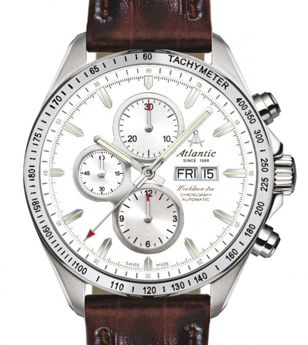 Atlantic model Worldmaster Chronograph Valjoux z kolekcji Worldmaster , nr ref. 55861.41.21 , koperta stal nierdzewna