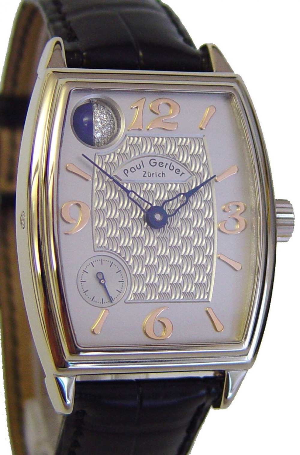 Zegarek firmy Paul Gerber, model Modell 33 Dreidimensionaler Mond