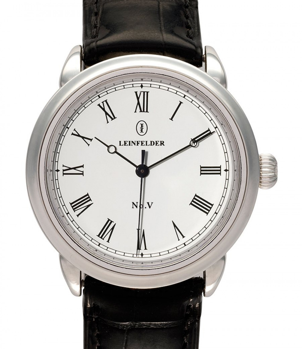 Zegarek firmy Leinfelder Uhren München, model Leinfelder No V