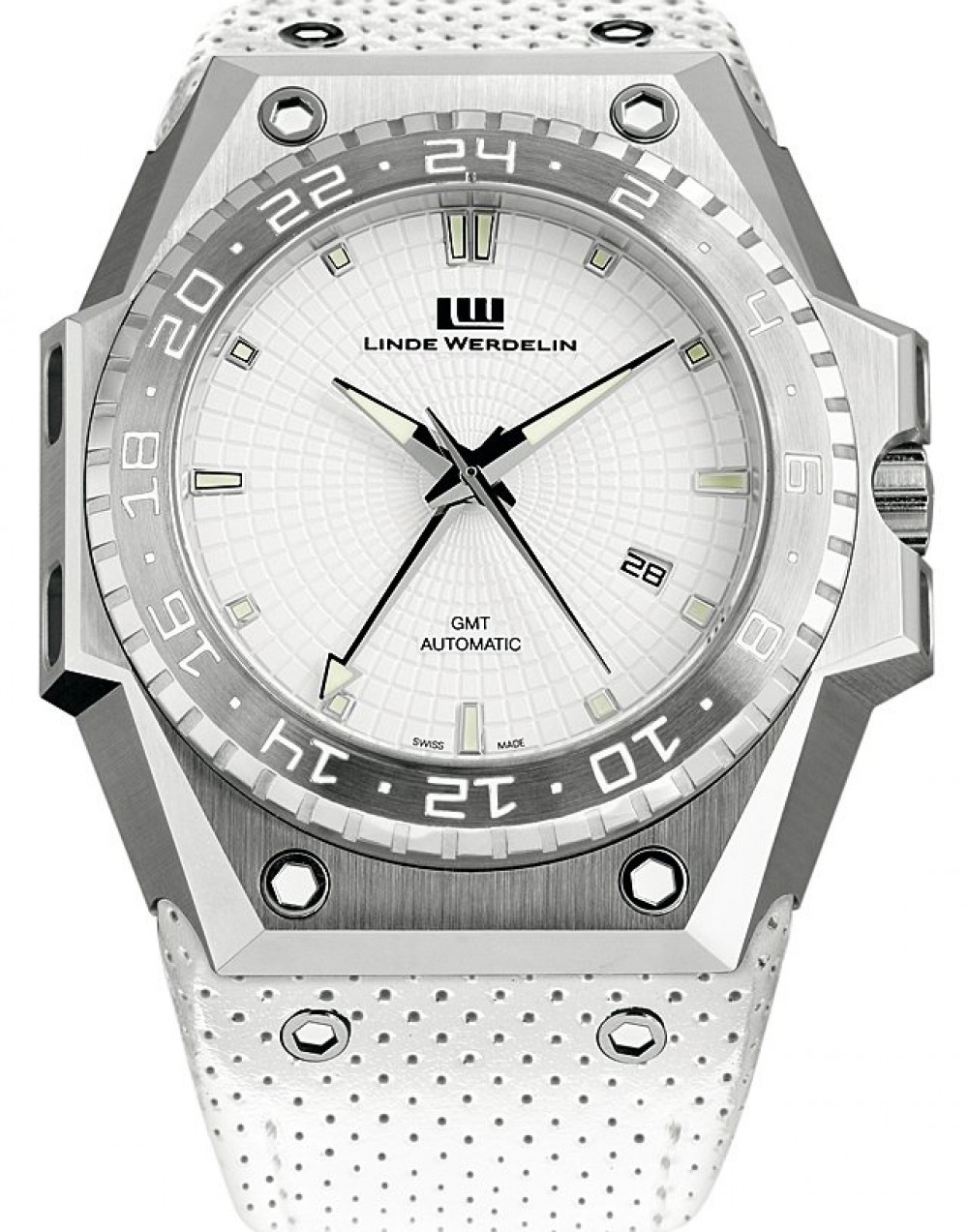Zegarek firmy Linde Werdelin, model 3 Timer The White Watch
