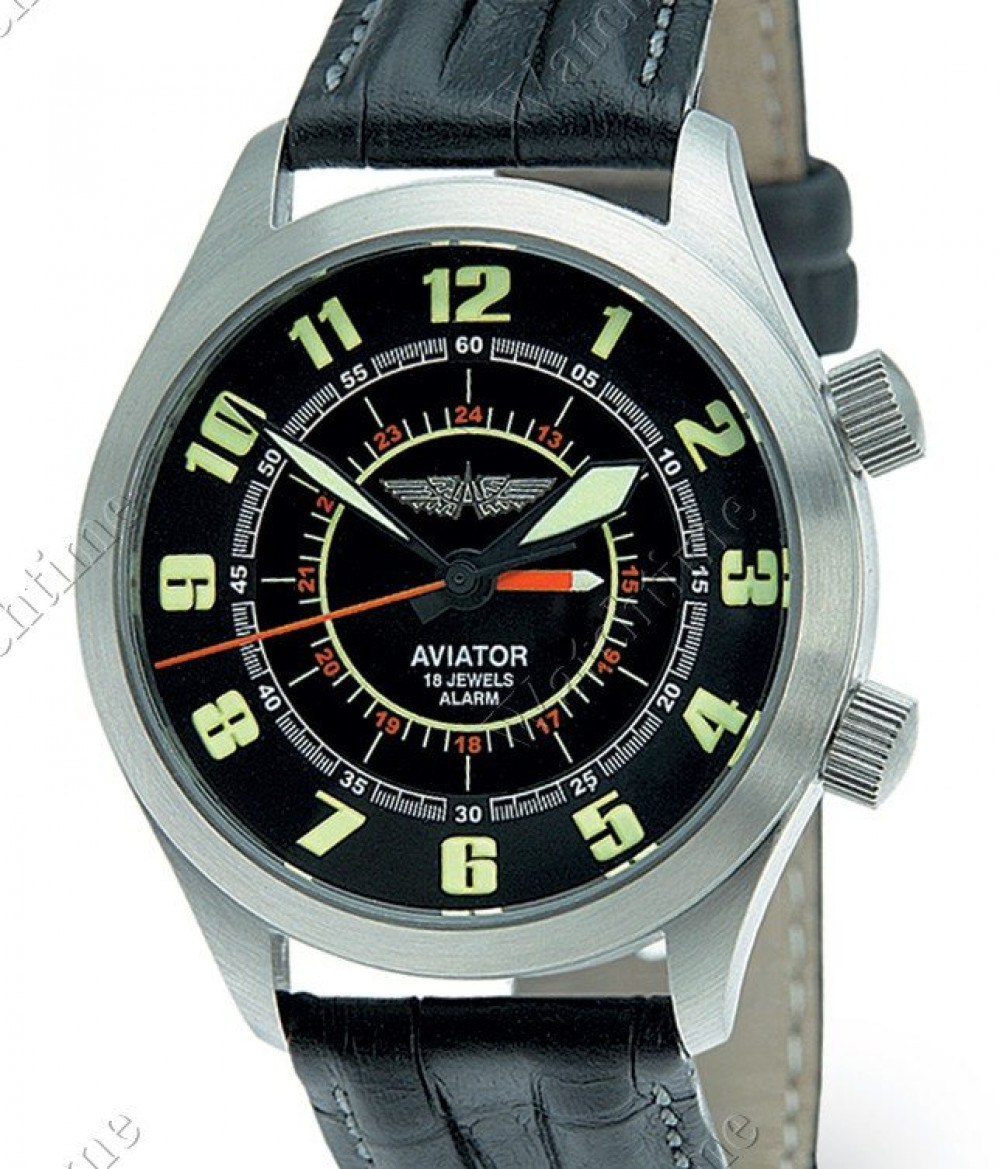 Zegarek firmy Aviator (Volmax/RU/Swiss), model Howard Hughes Alarm