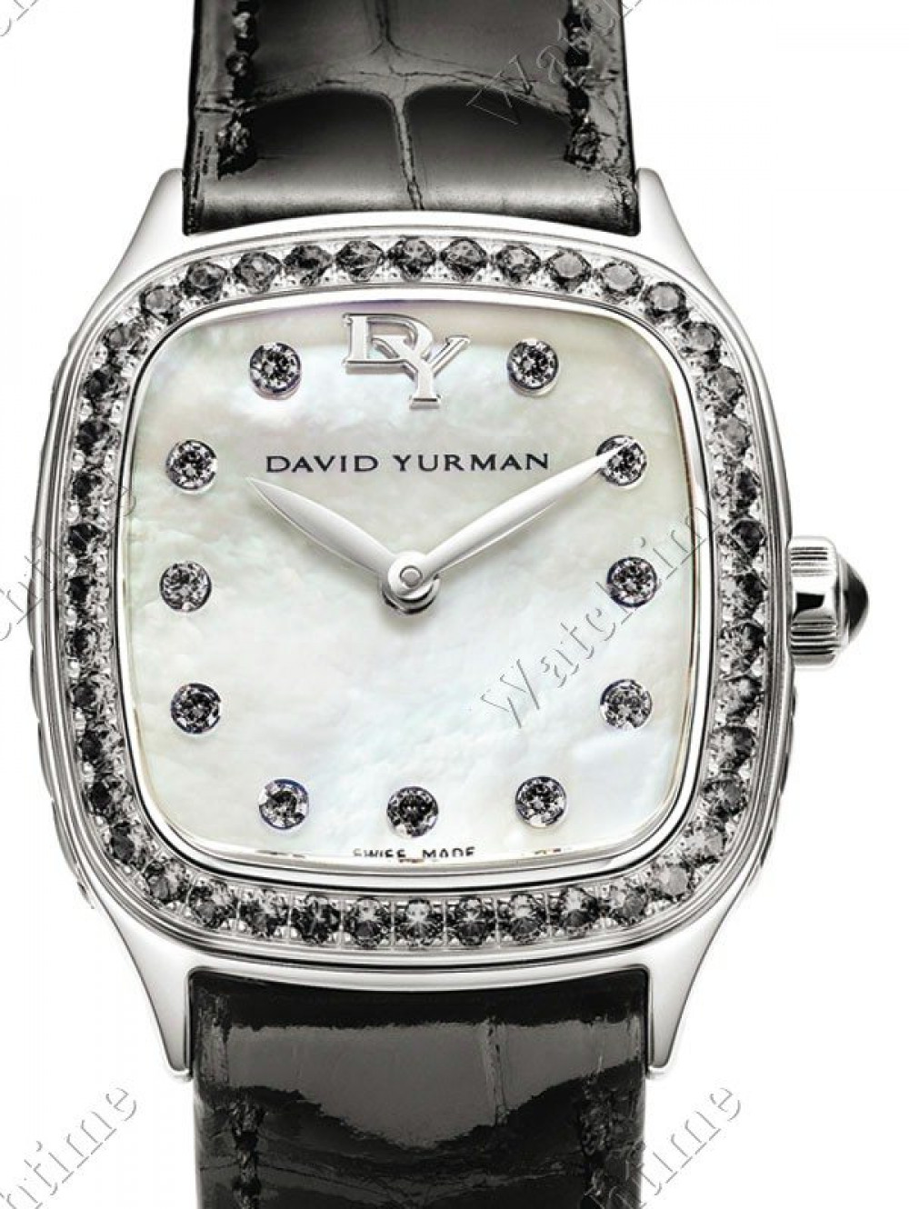 Zegarek firmy David Yurman, model Ladies Thoroughbred Black Diamonds
