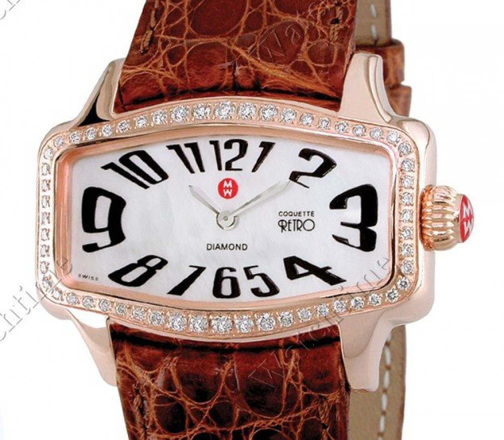Zegarek firmy Michele Watches, model Coquette Retro Diamonds
