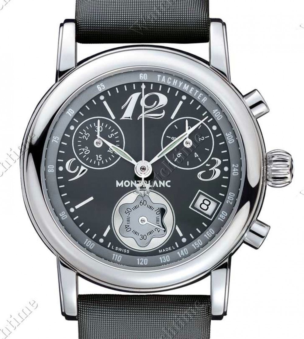 Montblanc model Star Mini Chronograph Couture z kolekcji Star , nr ref. 102355 , koperta stal nierdzewna
