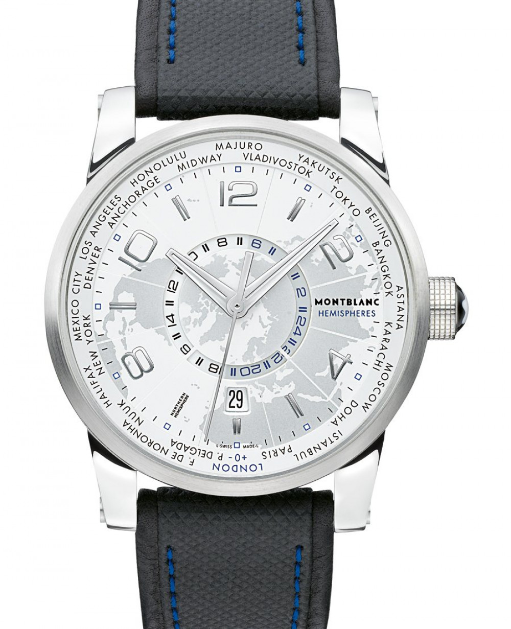 Zegarek firmy Montblanc, model Timewalker World-Time Northern Hemisphere