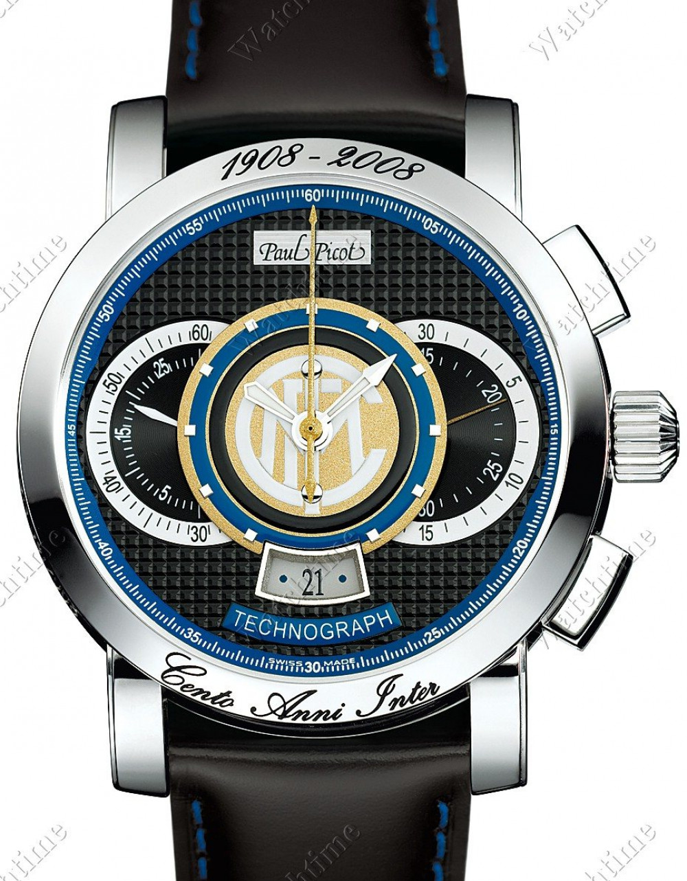 Zegarek firmy Paul Picot, model Technograph F.C. Internazionale