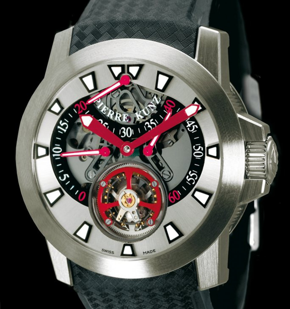 Zegarek firmy Pierre Kunz, model Tourbillon Sport