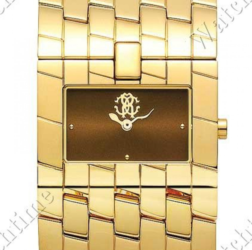 Roberto Cavalli Timewear model Cleavage z kolekcji Slangen , nr ref. 7253182525 , koperta pozłacana stal nierdzewna
