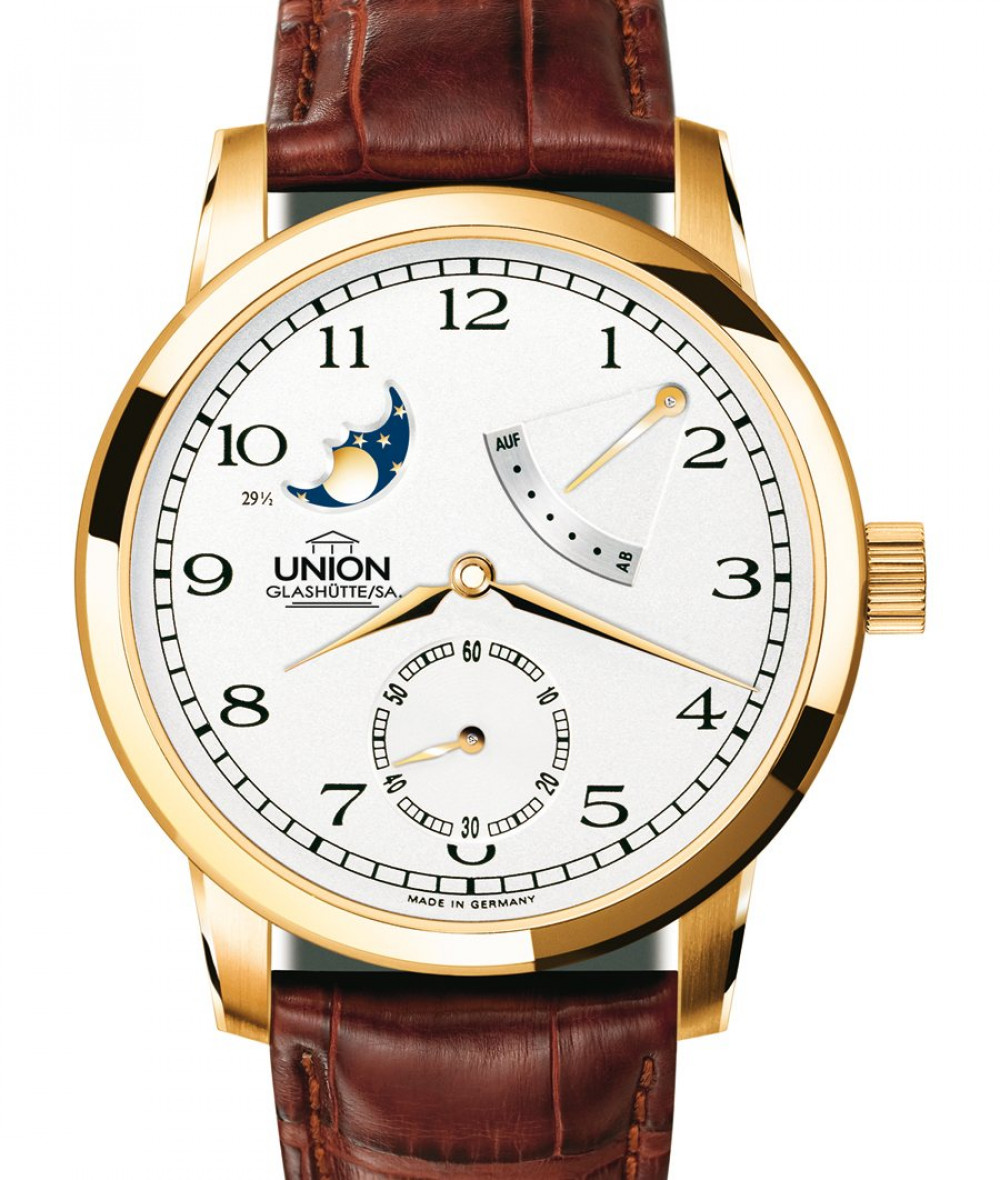 Zegarek firmy Union Glashütte, model Julius Bergter Edition Gangreserve