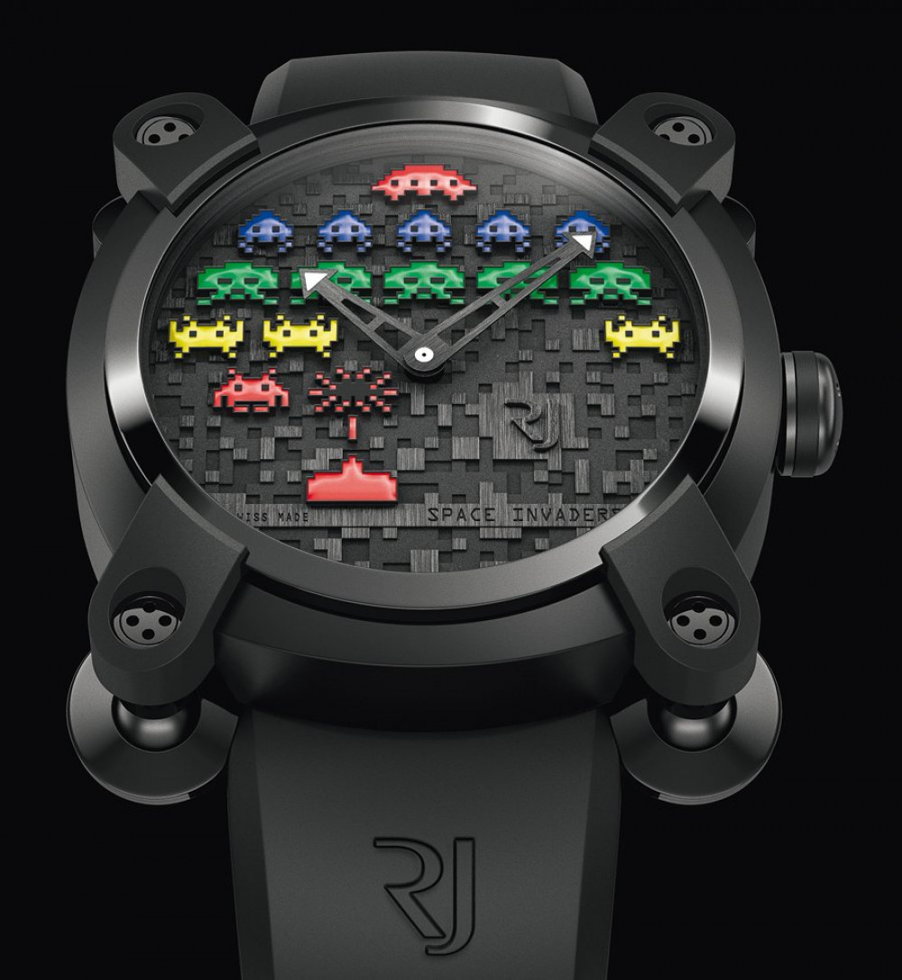 Zegarek firmy Romain Jerome, model Space Invaders