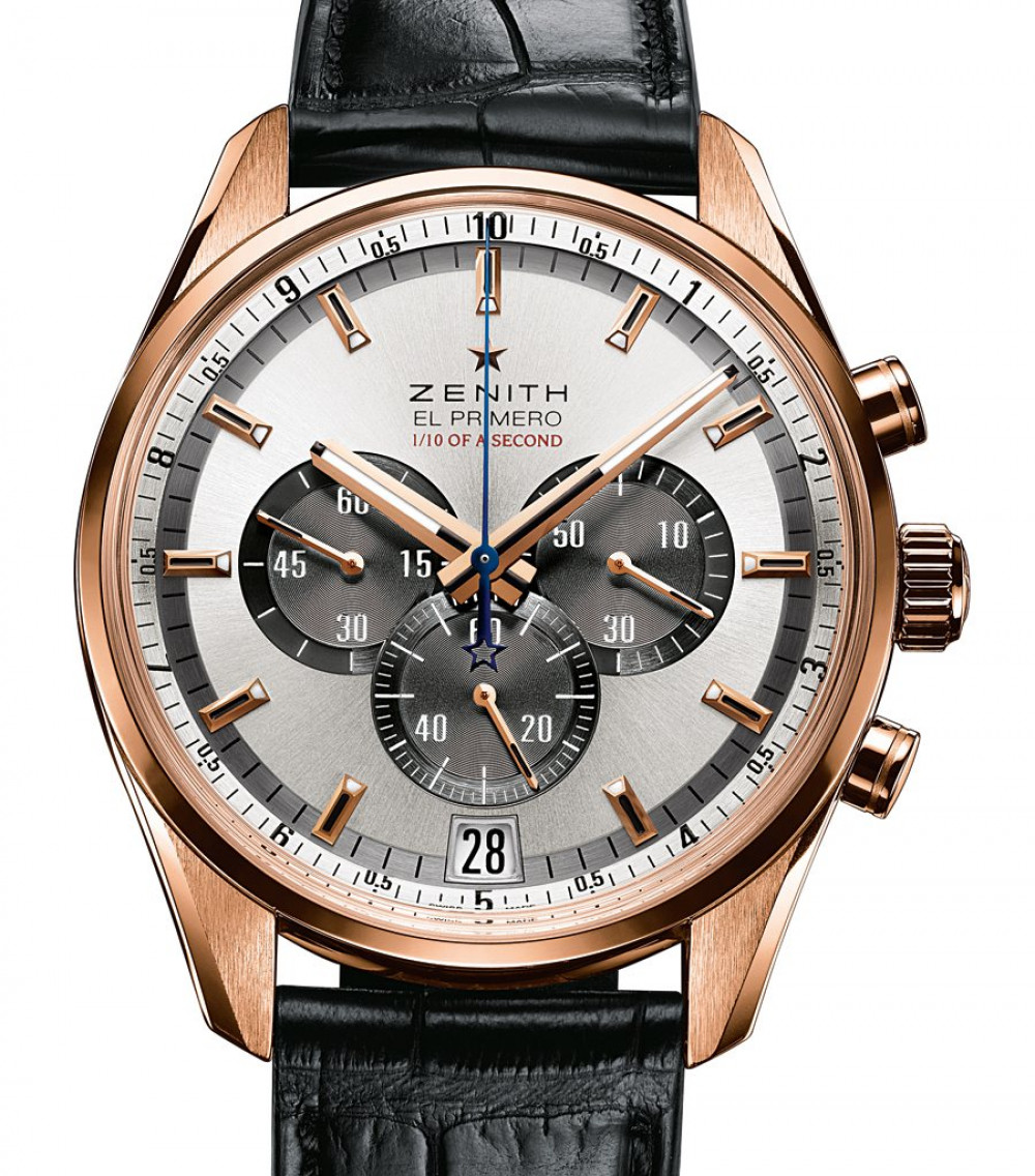 Zenith model Striking 10th z kolekcji El Primero , nr ref. 03.2040.4052/21.C496 , koperta różowe złoto