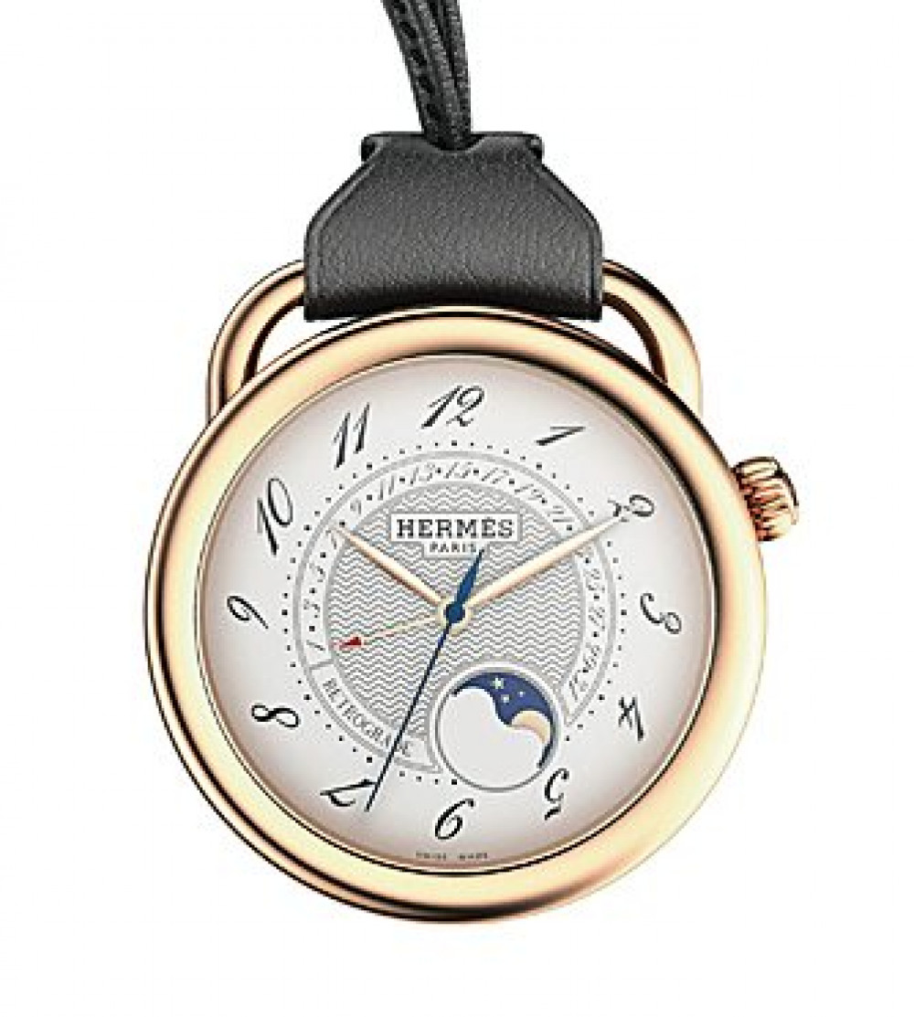 Zegarek firmy Hermès, model Arceau Pocket Mondphase
