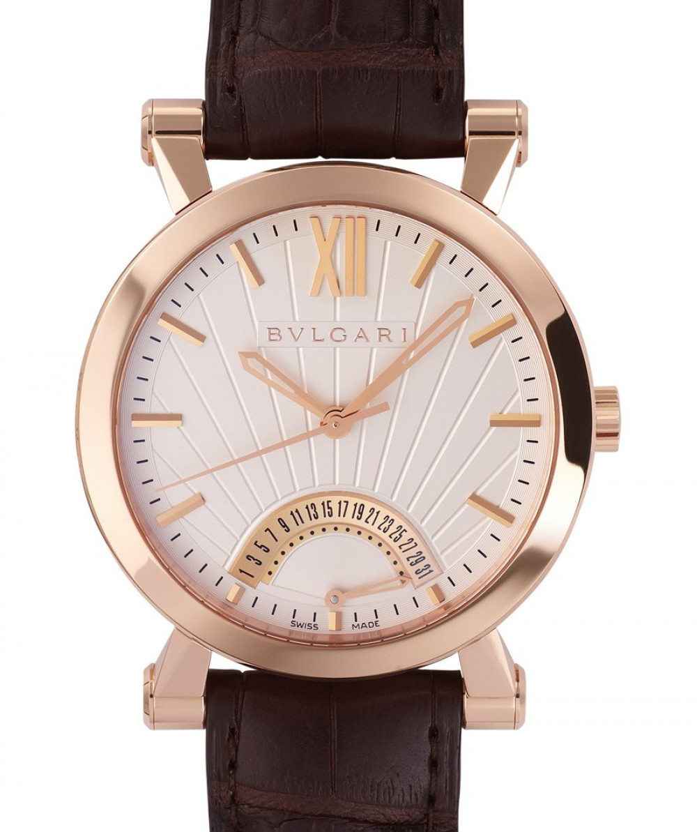 Zegarek firmy Bulgari, model Sotirio Bulgari Date Retrograde
