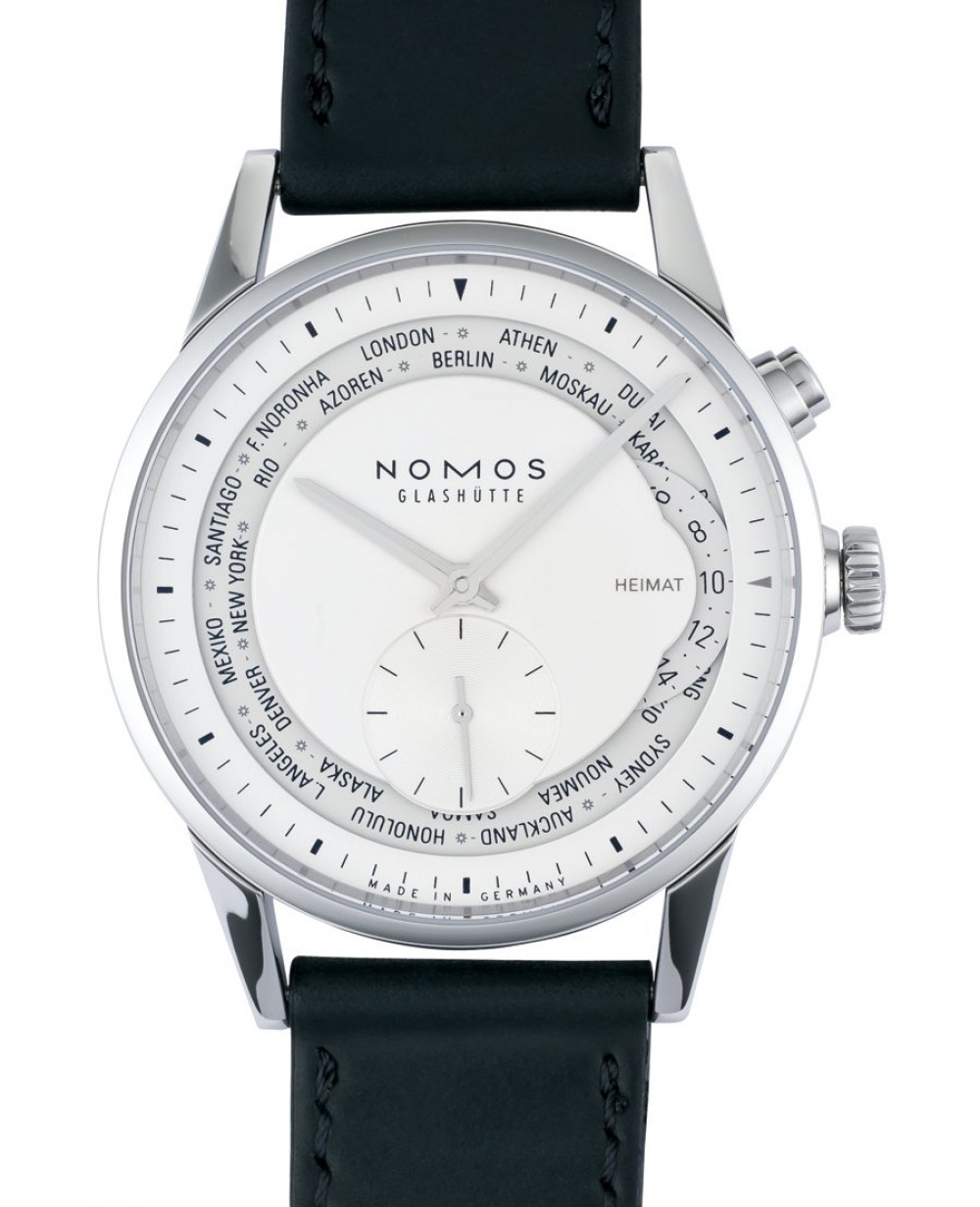 Zegarek firmy Nomos Glashütte, model Zürich Weltzeit S