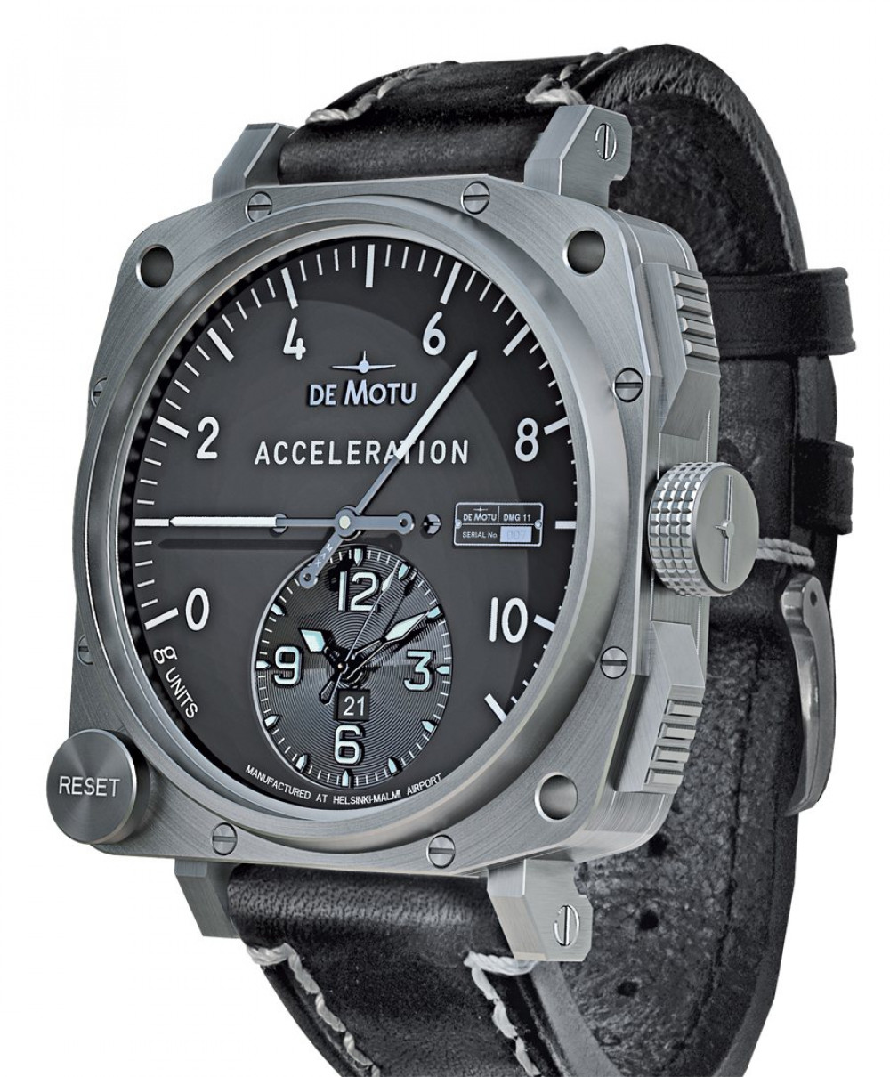 Zegarek firmy De Motu, model DMG-11 Accelerometer
