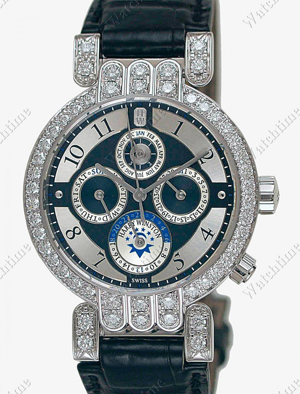 Zegarek firmy Harry Winston, model Timezone Perpetual Calendrier