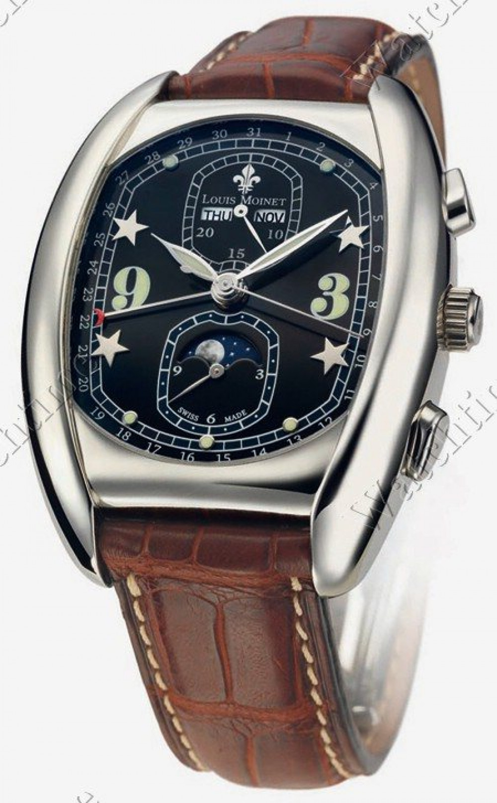 Zegarek firmy Louis Moinet, model Duograph