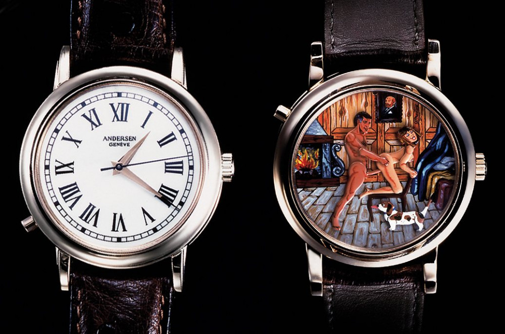 Andersen Geneve model Eros z kolekcji Eros , nr ref. KW1030 , koperta białe złoto