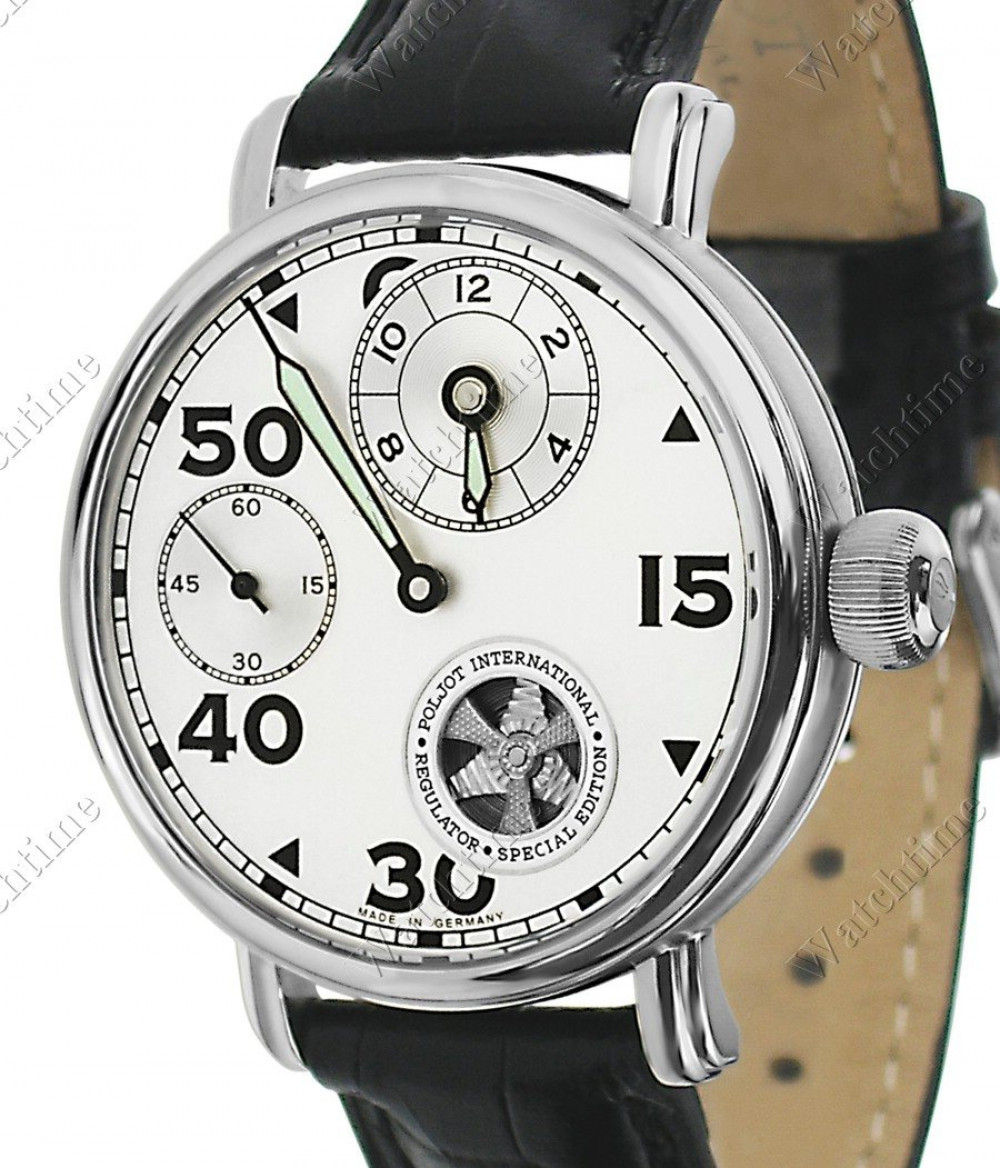 Zegarek firmy Poljot International, model Regulator mit offenem Federhaus